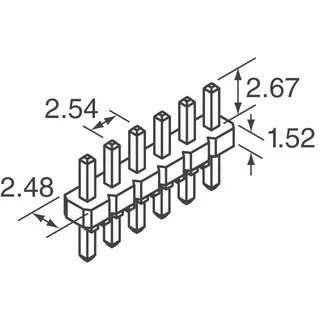 Samtec Inc. TLW-106-05-G-S