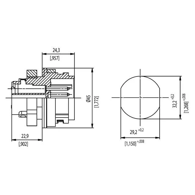 C016 20P004 8002 — Amphenol product photo