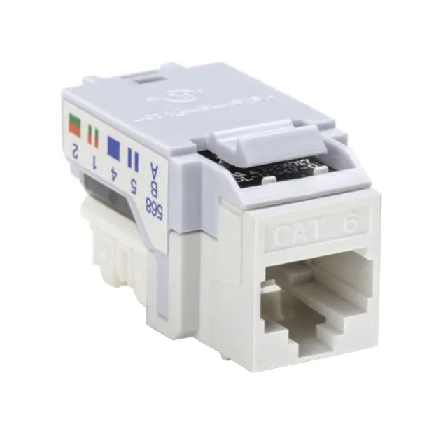 HellermannTyton RJ45FC6-W — Modular / RJ Connectors