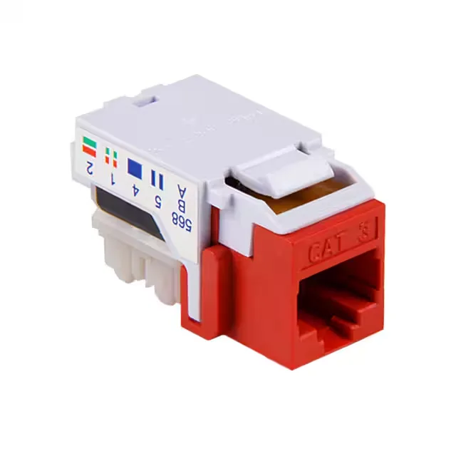 HellermannTyton RJ11FC3-RED — Modular / RJ Connectors